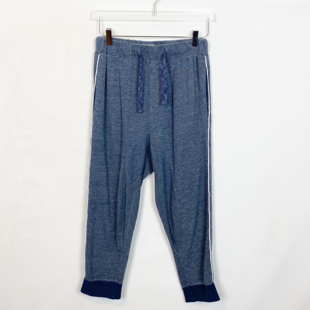 Chalmers Blue Heather Cotton Knit Jogger Small